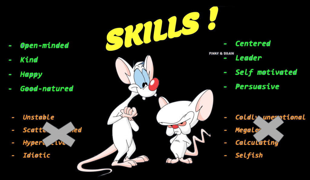 Pinky and the brain by Yerica Parker